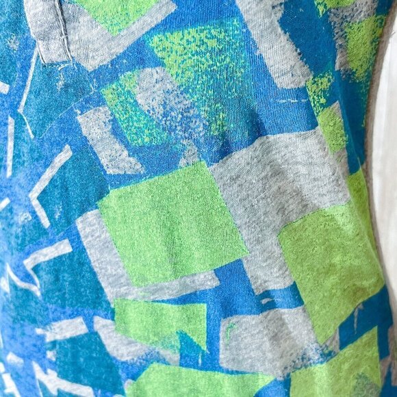 Women's Nollie 3/4 Sleeve Graphic Tee | Size Small | V-Neck Top | Baseball Style - Picture 8 of 12